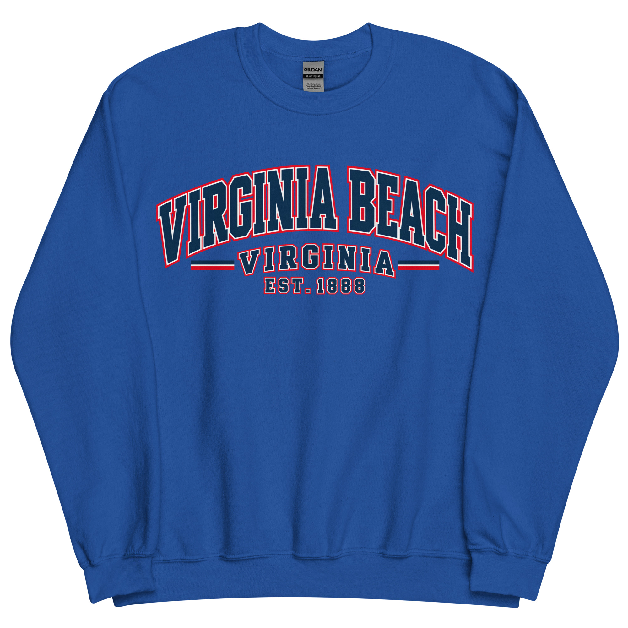 Virginia Beach Varsity Sweatshirts College Style