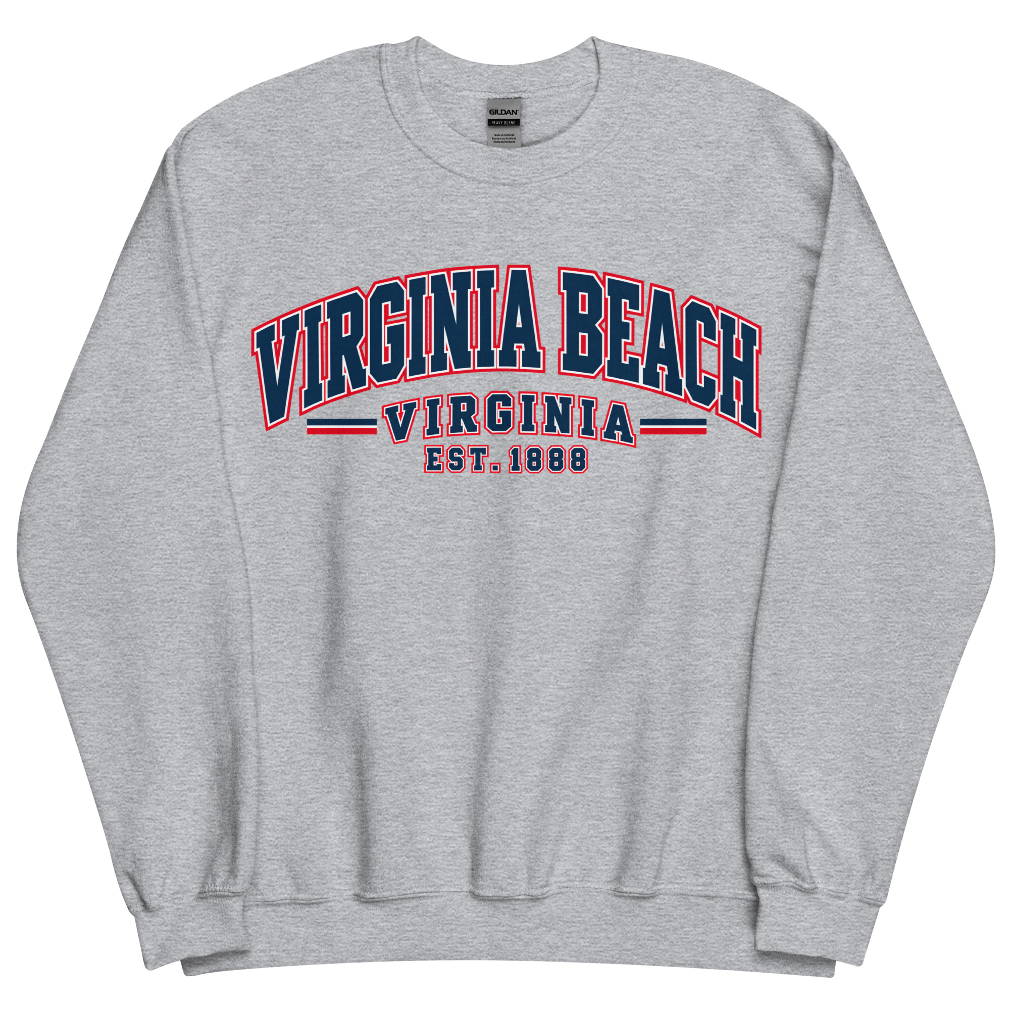 Virginia Beach Varsity Sweatshirts College Style