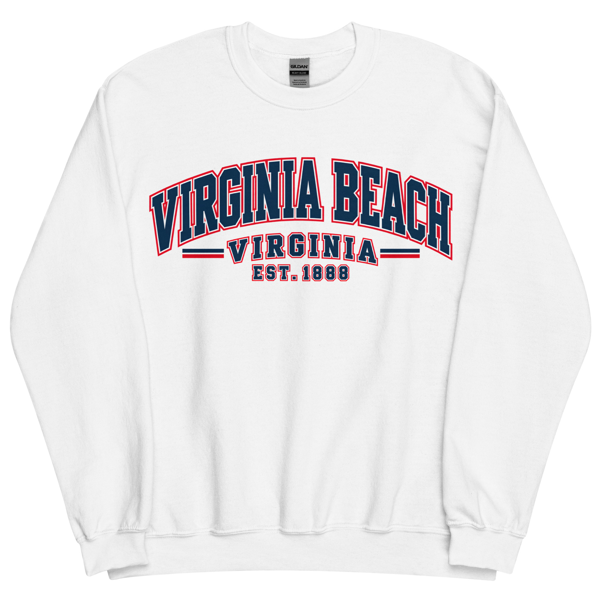 Virginia Beach Varsity Sweatshirts College Style