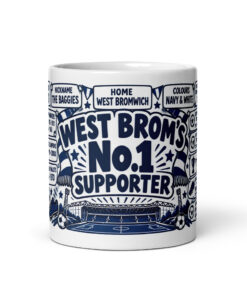 West Brom Mug No1 Supporter Gift Mugs