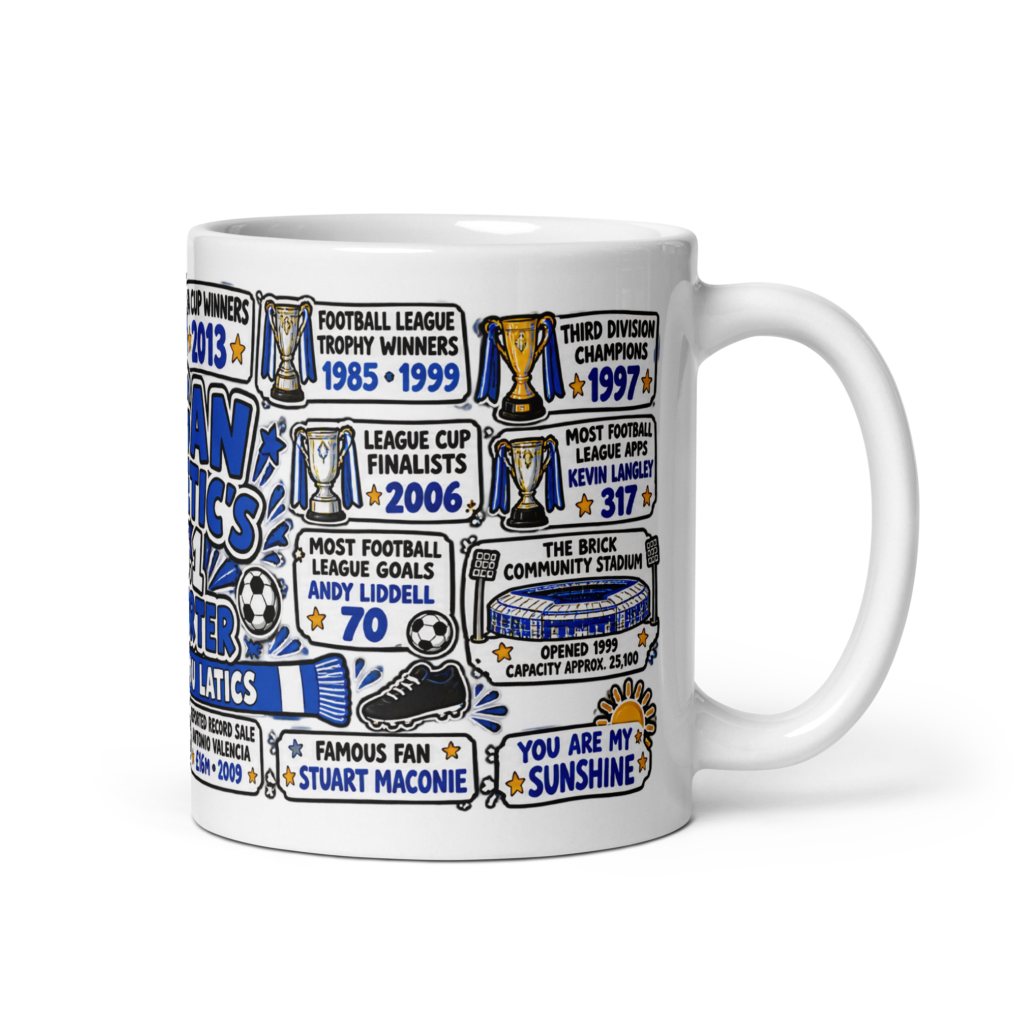 Wigan Athletic Mug No1 Supporter Gift Mugs