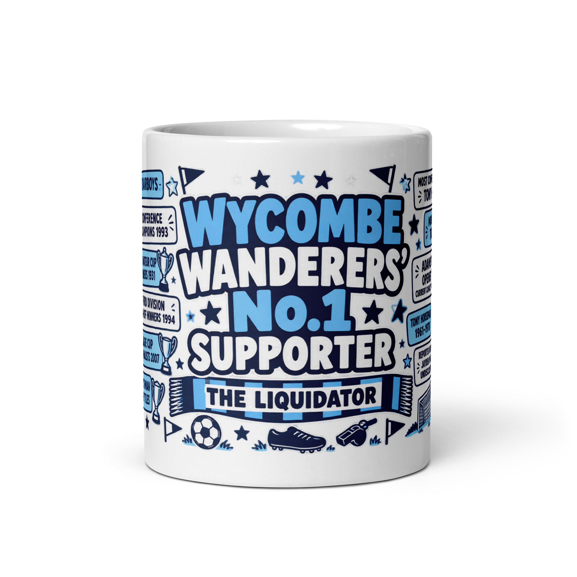 Wycombe Wanderers Mug No1 Supporter Gift Mugs