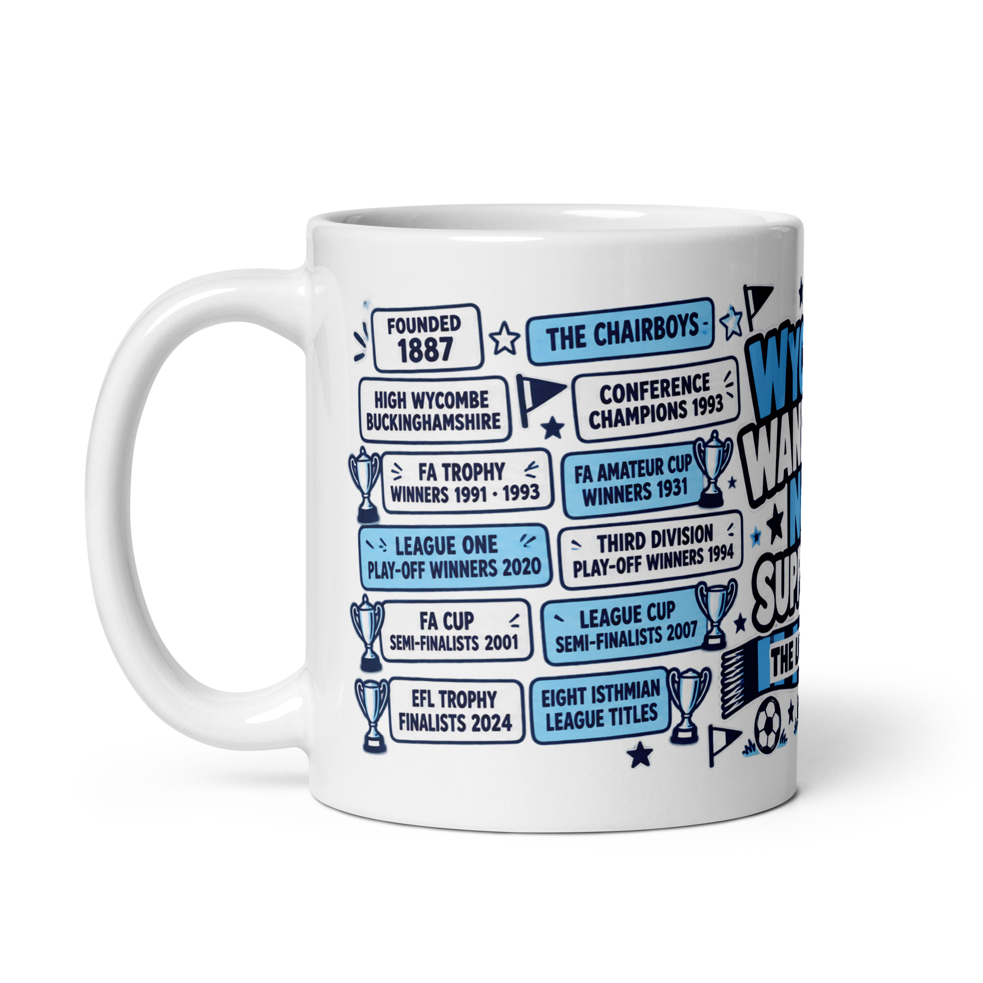 Wycombe Wanderers Mug No1 Supporter Gift Mugs